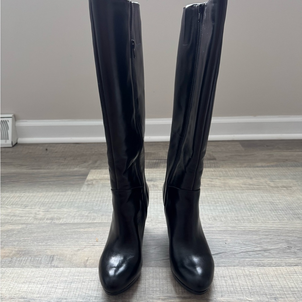 Nine West Black Knee-High Boots